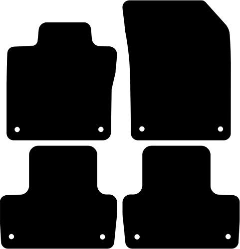 Kovvar Fußmatten passend für Volvo XC60 2017-2025 | Qualität: Basic