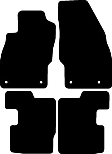 Kovvar Fußmatten passend für Opel Corsa D 2006-2014 Passend zur Ausführung: Variation 2 | Qualität: Basic