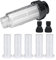 Molyorch Wasserfilter Gartenschlauch, 3/4 Zoll Wasser Vorfilter Wasserfilter Set, mit 5 Filtereinsatz & 2 Schnelladapter, für Hochdruckreiniger, Gartenpumpe, Gartenbewässerung, Wohnmobil