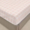 Mateju Spannbettlaken aus Mikrofaser Einfach Kariertes Spannbetttuch Weiche Bequem Bettlaken für Einzelbett Doppelbett Boxspringbett für Matratzen bis zu 30 cm Höhe (200x200cm,Rosa)