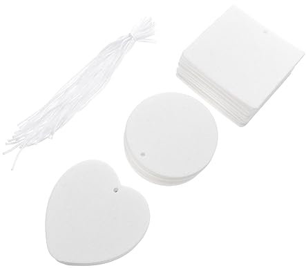 ULTECHNOVO 2sätze Car Air Freshener Cotton Pads Sublimation Rohlinge Herzform Für Auto Schlafzimmer Wohnzimmer Haustiergerüche