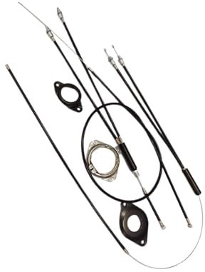 kowaku BMX Bike Gyro Brake Cables Replacement, Standard Sturdy Spinner Rotor Cable Rotor Set, Front Rear Upper Lower Cables Set