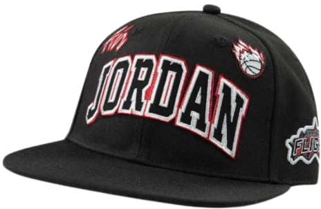 NIKE JAN JORDAN JP PACK CAPS FÜR KINDER SCHWARZ (GYM RED) 8-20, SCHWARZ (ROT GYM), Einheitsgröße - 18 Jahre, Schwarz (Fitnessstudio rot), One Size-18 Years
