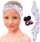 QEEUIFT Bandeau de Natation Enfant, Bouchon d'Oreille Piscine, Élaique Piscine Oreille Enfant, Neoprene Rose pour Natation et Sports Nautiques
