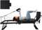 BKDWSK Pilates Reformer-Maschine für Zuhause, Pilates Reformer Maschine mit Sprungbrett, Faltbares Bett mit Einstellbarer Intensität für Krafttraining,A