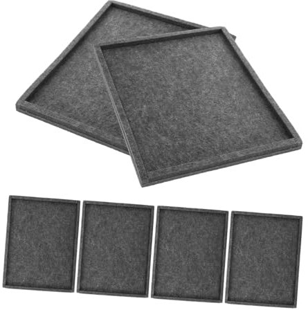 YARNOW Puzzle Sorting Trays Jigsaw Folder Case Felt Puzzle Tray Reusable Sorting Boards for Organization