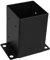Operitacx Base De Columna De Pabellón Placa Base De Cubierta Poste De La Cerca Accesorios De Cubierta Buzón Metálico Soporte De Plataforma Ajustable Post Base Negro Acero Carbono