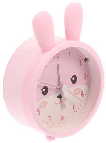 Sosoport Hasen Wecker Ohne Batterie Haushaltswecker Dekorative Tischuhr Kleine Uhr Für Schlafsaal Schreibtischdekor Praktische Uhr Schlafsaalbedarf