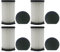 Compatibile Con Cecotec, Filtro For Aspirapolvere Con Cavo 520, Filtro HEPA, Compatibile Con MooSoo, Elemento HEPA D600 D601(4 Pcs)