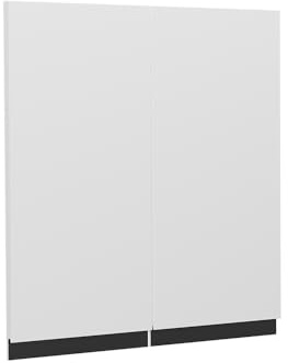 Vicco Küchenfront R-Line, Weiß, 59.2 x 59 cm Möbelfront für den Hängeschrank