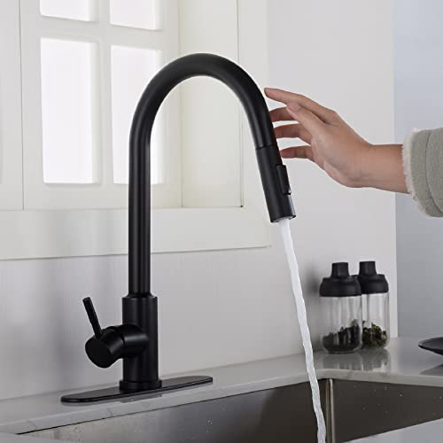 Rubinetto for lavello, modalità multitask for da cucina estraibile ad arco alto monocomando, rubinetti con spruzzatore a scomparsa, for bar di utilità for camper in fattoria Lavelli for lavanderia
