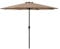 casa.pro Sombrilla Sonn 300 x 230 cm con Manivela para Jardín Patio Terraza Balcón Repelente al Agua Parasol Vara de Acero Beige