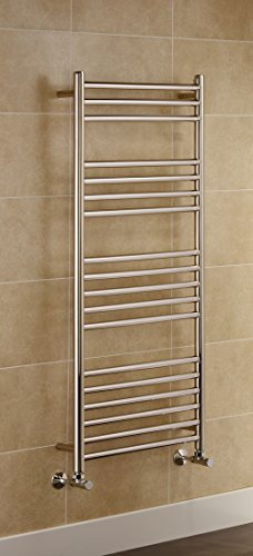 Manissa Boston Stainless Steel Heated Towel Rail 600mm W x 1500mm H Bathroom Towel Warmer