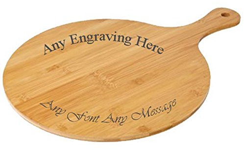 Personalised Engraved Bamboo Pizza Paddle 12.5 Wedding Birthday Christmas Gift