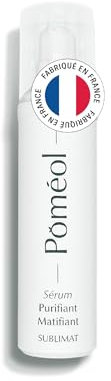 Sérum Purifiant & Matifiant ǀ Réduit Imperfections, pores et points noirs ǀ Zinc PCA, Bambou, Huiles essentielles Biologiques citron, lavande, Niacinamide, Vitamine C, B6 ǀ Sublimat 50 ml ǀ POMÉOL