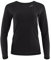 WINSHAPE Damen Light And Soft Long Sleeve Top Aet118ls Yoga-Shirt, Schwarz, XXL EU