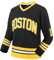 Afuby Boston Hockey Trikot Happy Gilmore 18 Adam Sandler 1996 Movie Eishockey Trikots genäht, Schwarz, L