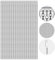 OGORI Aluminium Chain Curtain 90x210cm Chain Door Screen, Metal Fly Screens Home Door Curtain Insect Bug Door Chain Blinds for Doorways Decoration-Grey