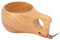 Qcwwy Tazza da caffè Al Latte Tazza Finlandese in Legno di Gomma e Legno Creativo Stile Nordico con Fibbia Appesa Pratica Tazza per Latticini, Tazzine da caffè