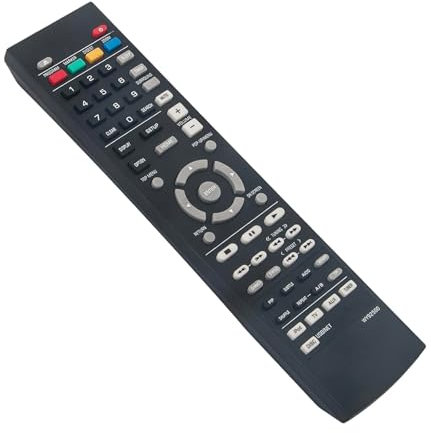 AULCMEET WY92500 Ersatzfernbedienung Kompatibel mit Yamaha 3D HiFi Blu-Ray AV Receiver BRX-610 BRX-750 WY92530 MCR-750