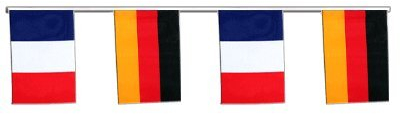 Flaggenfritze® Freundschaftskette Frankreich - Deutschland