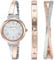 Anne Klein Reloj de Pulsera para Mujer, AK/2245RTST