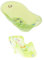 Set de baño Aqua transparente verde conjunto indispensable para el bebé recién nacido bañera + silla tumbona.