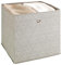 WENKO Aufbewahrungsbox Balance - Aufbewahrungskorb offen mit rundem Eingriff, Polypropylen, 32 x 32 x 32 cm, Taupe