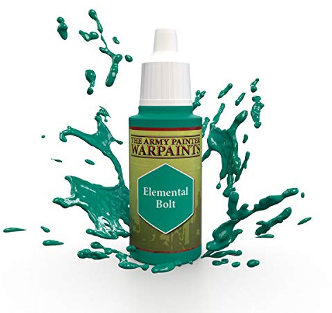 The Army Painter Warpaint Elemental Bolt Highly pigmented water-based acrylic paint, suitable for painting tabletop miniatures, board game figures and miniatures for RPGs role play