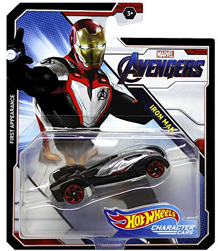 Hot Wheels Iron Man First Appearance Avengers Character Car Diecast 1:64 Scale