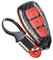 Carrfan Couvercle de Coque de Boîtier de clé de Télécommande en Fibre de Carbone pour Fords/Fo-cus/Fiesta/Kuga/C-Max