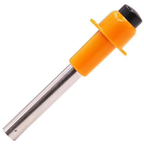 Entweg Pulse Igniter, Piezoelectric Stove Igniter, Orange, Minimalist, Metal Core