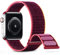 DigiHero Sport Nylon Straps Compatible with Apple Watch Straps 38mm 40mm 41mm 42mm 44mm 45mm, Adjustable Breathable Women Men Braided Strap Compatible for iWatch Series 8/7/6/5/4/3/2/1/SE Plum A