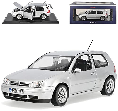Norev Volkwagen Golf IV G*T*I Silber 3 Türer 1997-2003 limitiert auf 500 Stück 1/18 Modell Auto