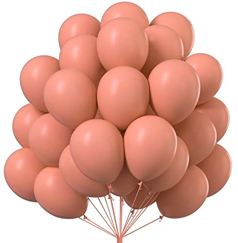 PartyWoo Luftballons Rosa Retro, 50 Stück 10 Zoll Ballons Dunkelrosa, Luftballons Matt, Latexballons, Luftballons für Geburtstagsdeko, Babyparty Deko, Hochzeitsdeko, Taufe Deko, Partydeko