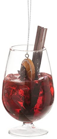 Sass & Belle Mulled Wine Shaped Bauble