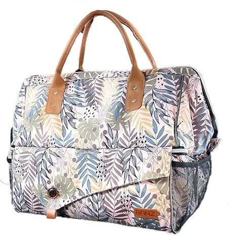 BANZ Große Picknick-Kühltasche – auslaufsicherer Reise-Kühler, 49,5 x 40,1 x 8,2 cm