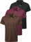 Star Vibe 3er Pack Polo Shirts männer polohemd atmungsaktive Herren Poloshirt Kurzarm funktions Poloshirt Herren Kurzarm Black/Wine Red/Coffee XL