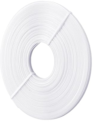 Dimeho 45 Yards Dichte Poly-Nähbekleidung Zubehör Polyester-Stäbchen zum Nähen 6 mm durchgehend niedrige BH-Stäbchenwerkzeug für Korsetts Brautkleider Kleider Abendkleider Dessous Hüte
