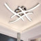 Sweier 4-Flammig Dimmbare LED Deckenleuchte Mit Fernbedienung - Curved Deckenlampe, Eingebaute Platinen 28W 2800Lumen, Modern