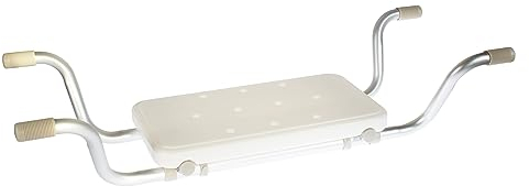 Generic Badewannensitz A045101-00 Sitz mit Ablauflöchern 100Kg Belastbarkeit, Weiß