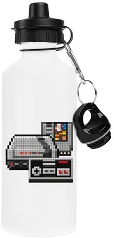 Console Gamer 8bit Retro Drinking Metal Bottle Stainless Water Bottle