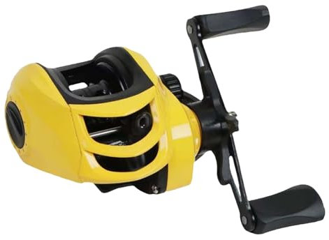 Baitcaster-Angelrolle, Baitcasting-Rolle | Salzwasser-Wurfrolle | Magnetbremssystem, Angelgerät für Süß- und Salzwasser, Angelzubehör