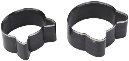 2 Stück Leder Stanzform Katzenkopf Form Hohles Stanzwerkzeug aus legiertem Stahl für Lederhandwerk Tierform saubere Schnitte