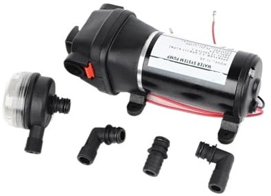 QAVLXIE FL-40/44 12V24V Low Pressure 40PSI 2.8Bar Lift Max 25m Electric Diaphragm Water Pump Irrigation Motorhome Car Supply(12V)