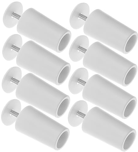 Hemobllo Roller Shutter Stoppers 8pcs Plastic Aluminium Alloy White