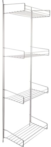 VS Besenschrankhalterung 274 x 858 x 165 mm Stahldraht Silber
