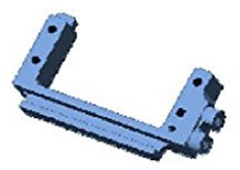 TAMIYA 54658 01X Alu 43617000 Servo Mount, Fahrzeuge