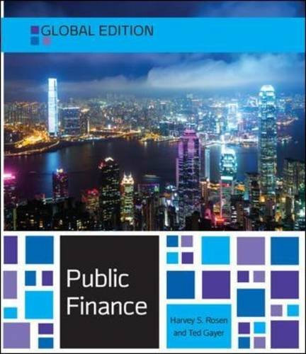 Public Finance by Harvey S. Rosen (1-Jan-2014) Paperback
