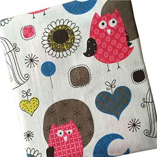 UOOOM 1 Stueck 60 x 150cm Stoffpakete Patchwork Stoffe Baumwolle tuch DIY Handgefertigte Nähen Quilten Stoff Baumwollgewebe Verschiedene Designs (Pattern-1)